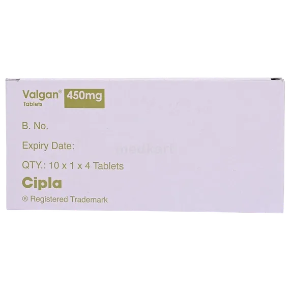 valgan 450mg tablet 4's